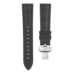 The Universal Rubber Strap Alligator lines 19~23mm with folding clasp