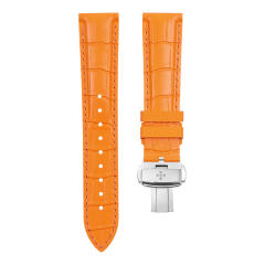 The Universal Rubber Strap Alligator lines 19~23mm with folding clasp