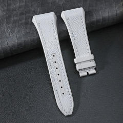 Leather/Rubber strap for Franck Muller V41 Man