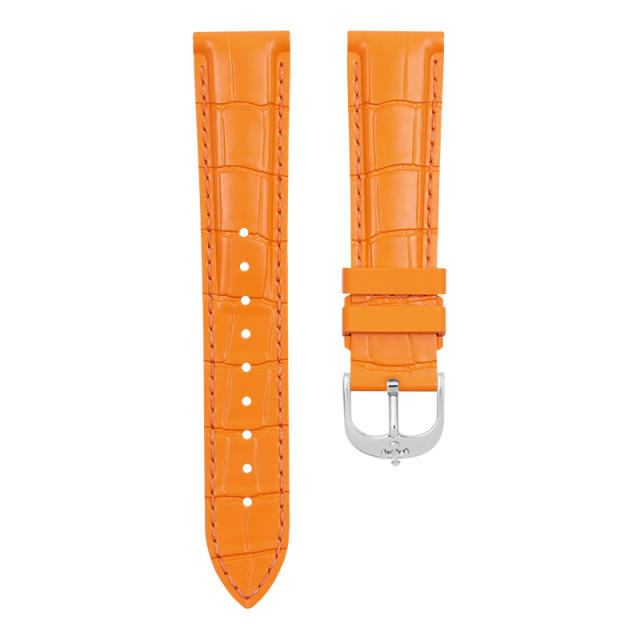 The Universal Rubber Strap Alligator lines 20~23mm