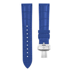 The Universal Rubber Strap Alligator lines 19~23mm with folding clasp