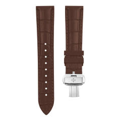The Universal Rubber Strap Alligator lines 19~23mm with folding clasp