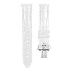 The Universal Rubber Strap Alligator lines 19~23mm with folding clasp