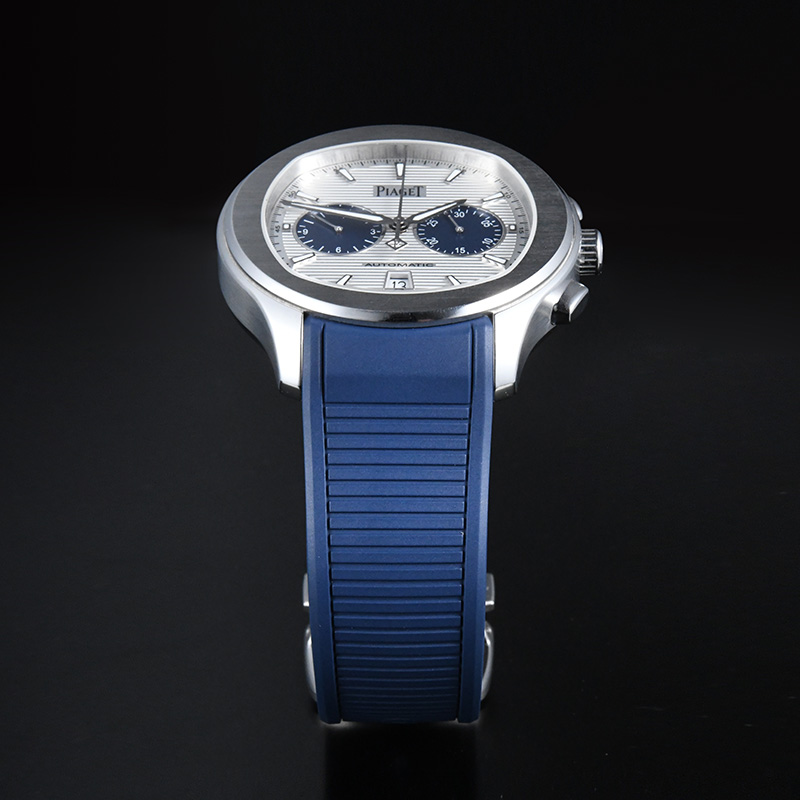 Rubber strap for Piaget Polo Date 42mm Chronograph