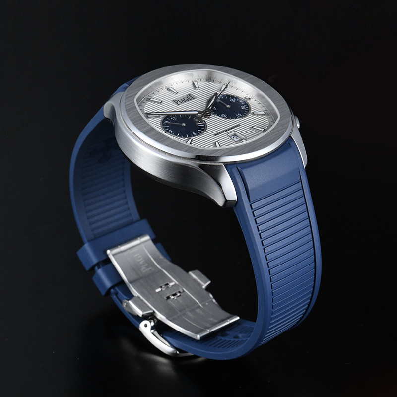 Rubber strap for Piaget Polo Date 42mm Chronograph