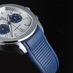 Rubber strap for Piaget Polo Date 42mm Chronograph
