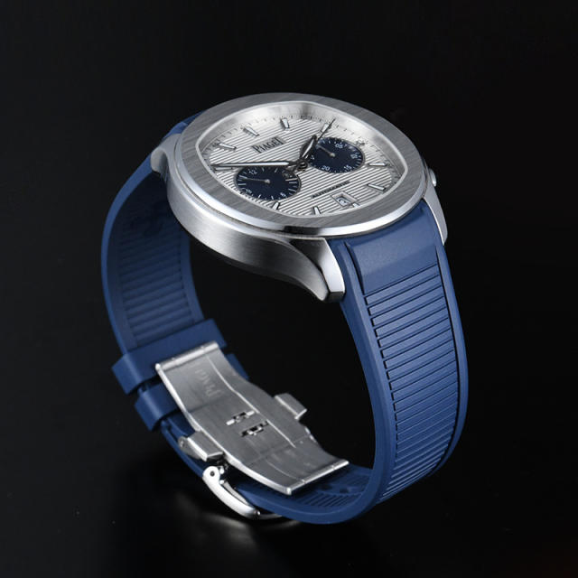 Rubber strap for Piaget Polo Date 42mm Chronograph