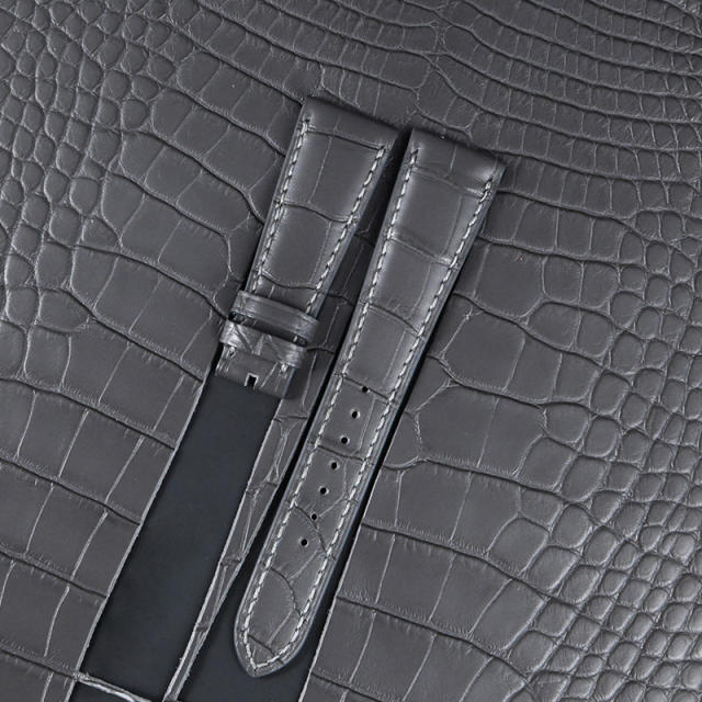 Alligator strap for Patek Philippe 6006