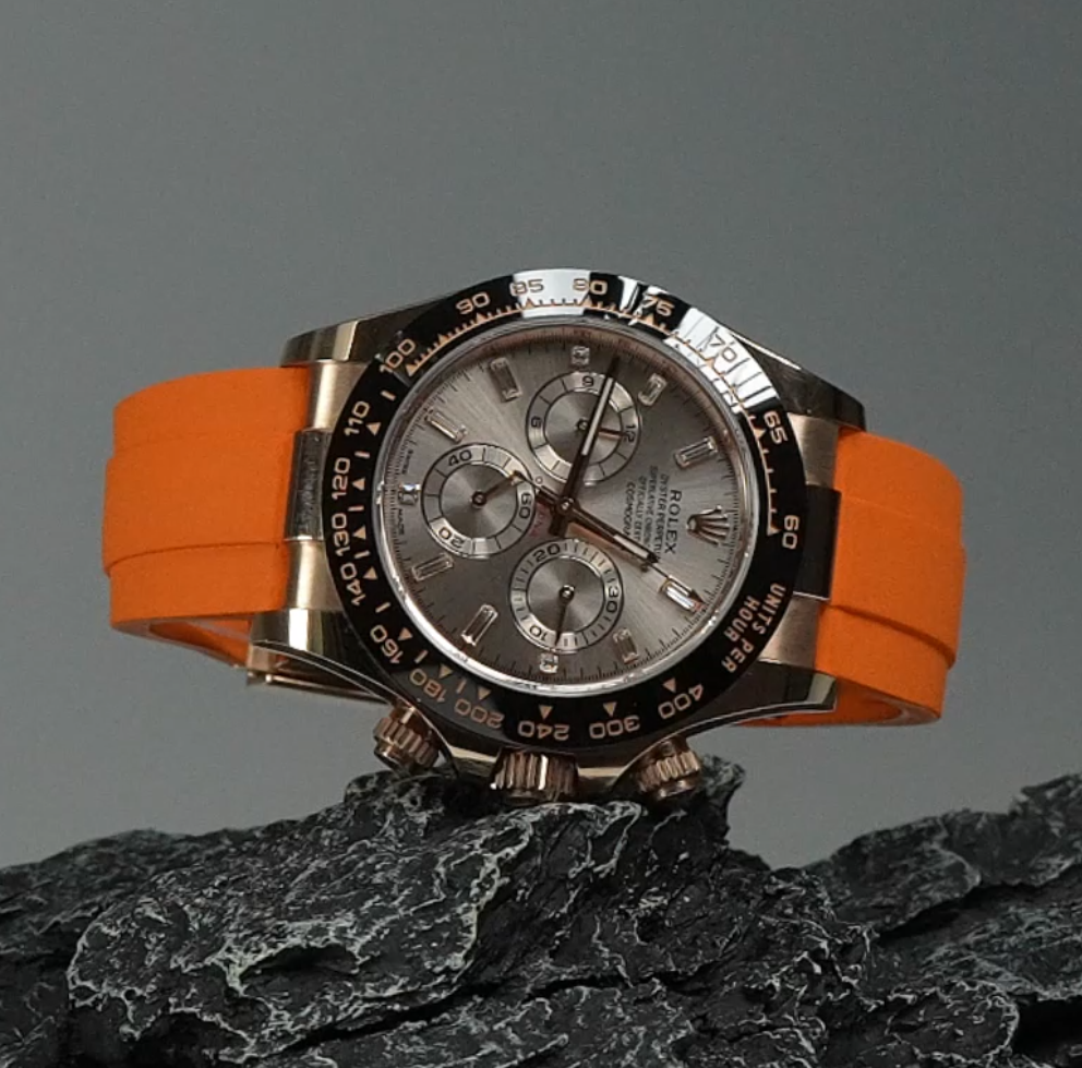 Vagenari rubber strap for Rolex daytona Oysterflex
