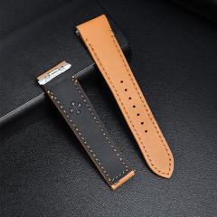 Vagenari calf leather strap for Cartier Santos De Large 39.8mm