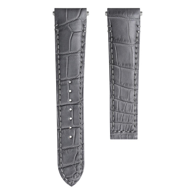 Vagenari Alligator strap for Cartier Santos De Large 39.8mm