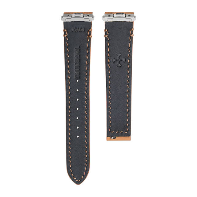 Vagenari calf leather strap for Cartier Santos De Large 35.1mm