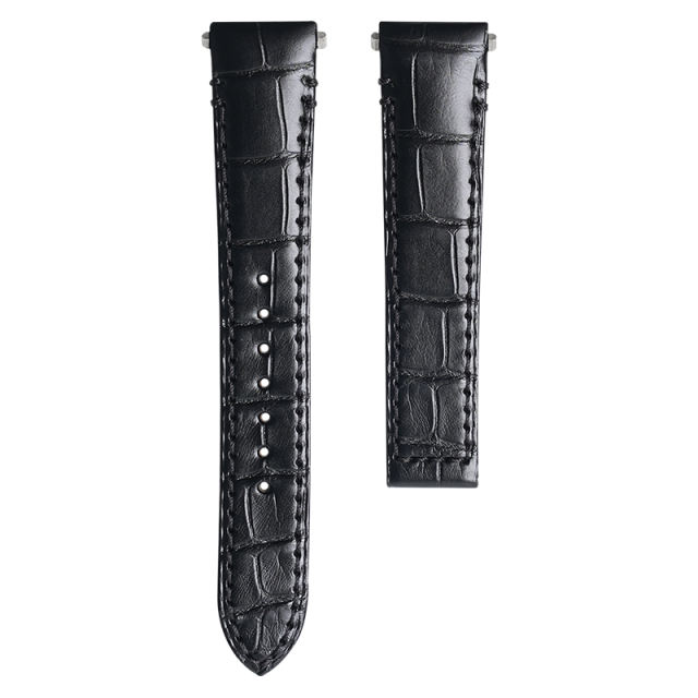 Vagenari Alligator strap for Cartier Santos De Large 35.1mm