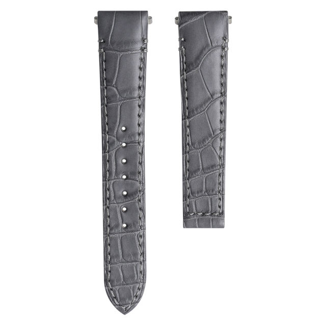 Vagenari Alligator strap for Cartier Santos De Large 35.1mm