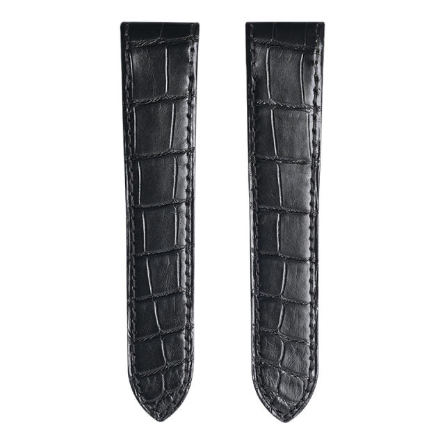 Vagenari Alligator strap for Cartier Santos De Large 41.3mm