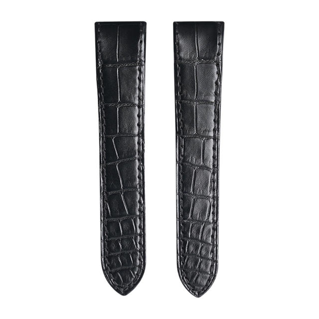 Vagenari Alligator strap for Cartier Santos De Large35.6mm W20106X8/W20126X8/W20107X7/W20108Y1