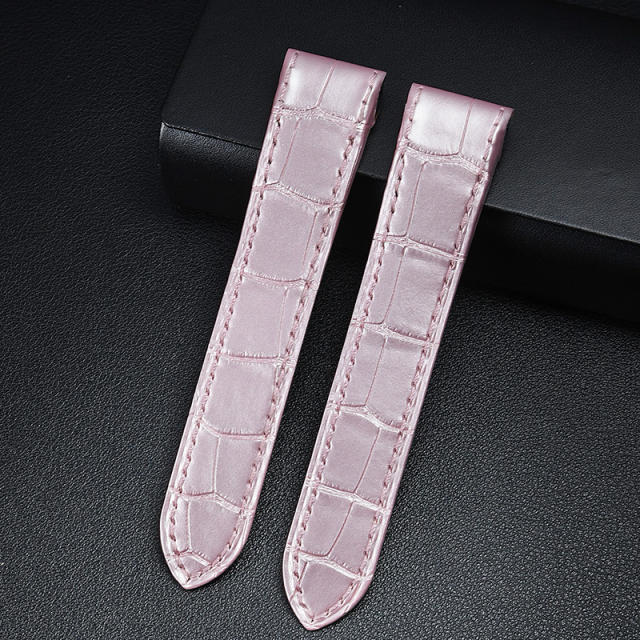 Vagenari Alligator strap for Cartier Santos De Large35.6mm W20106X8/W20126X8/W20107X7/W20108Y1