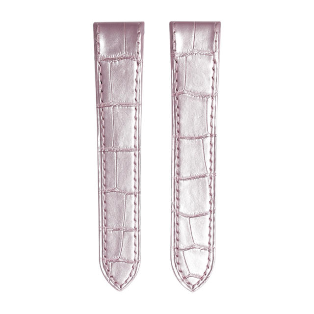 Vagenari Alligator strap for Cartier Santos De Large35.6mm W20106X8/W20126X8/W20107X7/W20108Y1