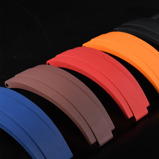 【Custom Design+22K Two tone Endlinks】Rubber Strap For Tudor Black Bay Chrono Inlude Two Tone Endlinks