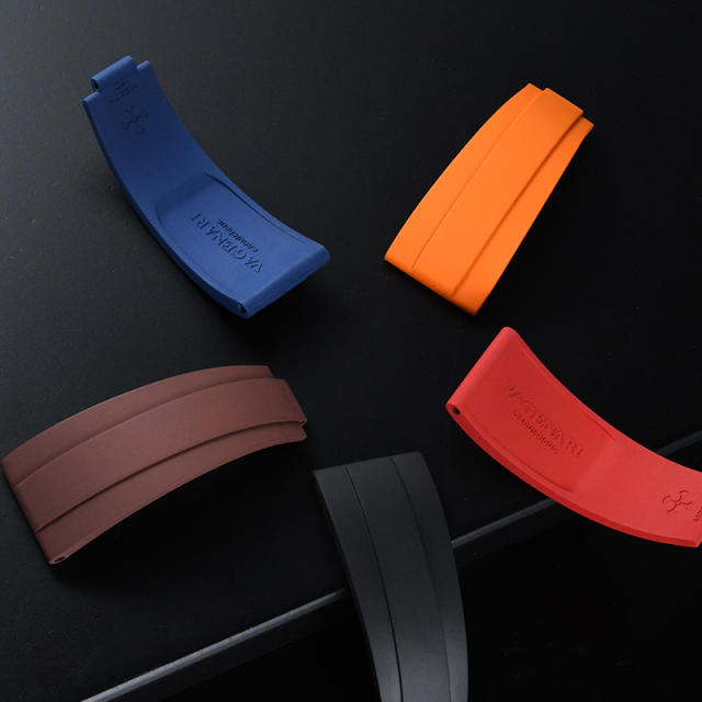 【Custom Design+22K Two tone Endlinks】Rubber Strap For Tudor Black Bay Chrono Inlude Two Tone Endlinks