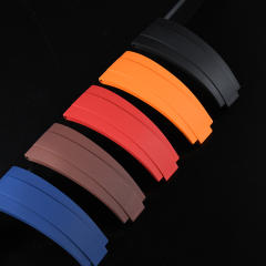 【Custom Design+22K Two tone Endlinks】Rubber Strap For Tudor Black Bay Chrono Inlude Two Tone Endlinks