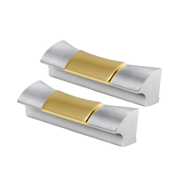 【Custom Design+22K Two tone Endlinks】Rubber Strap For Tudor Black Bay Chrono Inlude Two Tone Endlinks