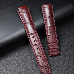 Vagenari Alligator strap for Cartier Ballon Bleu 36mm WSBB0028/WSBB0036
