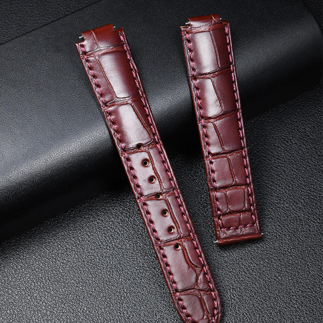 Vagenari Alligator strap for Cartier Ballon Bleu 36mm WSBB0028/WSBB0036