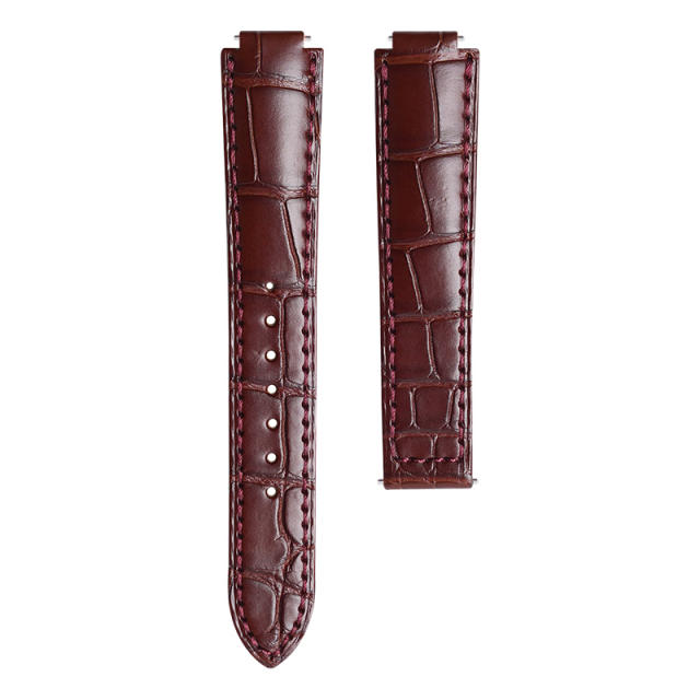 Vagenari Alligator strap for Cartier Ballon Bleu 36mm WSBB0028/WSBB0036