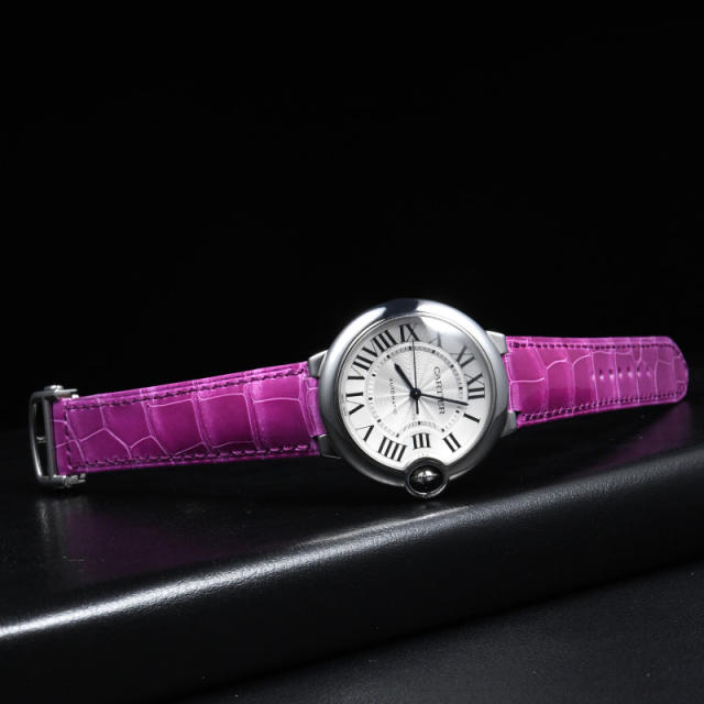 Vagenari Alligator strap for Cartier Ballon Bleu 36mm WSBB0028/WSBB0036