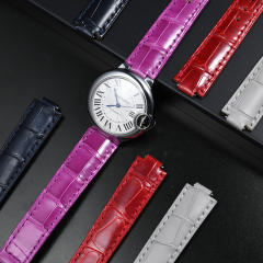 Vagenari Alligator strap for Cartier Ballon Bleu 33mm WSBB0031/W4BB0027/WSBB0069