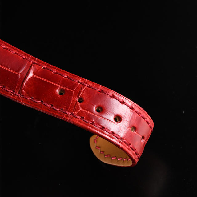 Vagenari Alligator strap for Cartier Ballon Bleu 33mm WSBB0031/W4BB0027/WSBB0069