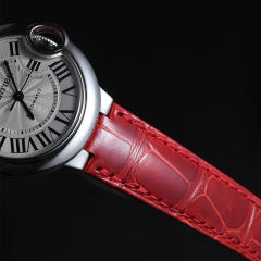 Vagenari Alligator strap for Cartier Ballon Bleu 33mm WSBB0031/W4BB0027/WSBB0069
