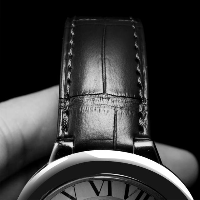 Vagenari Alligator strap for Cartier Ballon Bleu 40mm WSBB0040