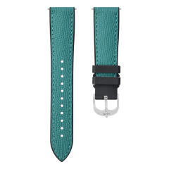 【Quick release spring bar】Premium Epsom Leather with Rubber Strap For All Watches 19.20.21.22.23mm