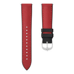 【Quick release spring bar】Premium Epsom Leather with Rubber Strap For All Watches 19.20.21.22.23mm