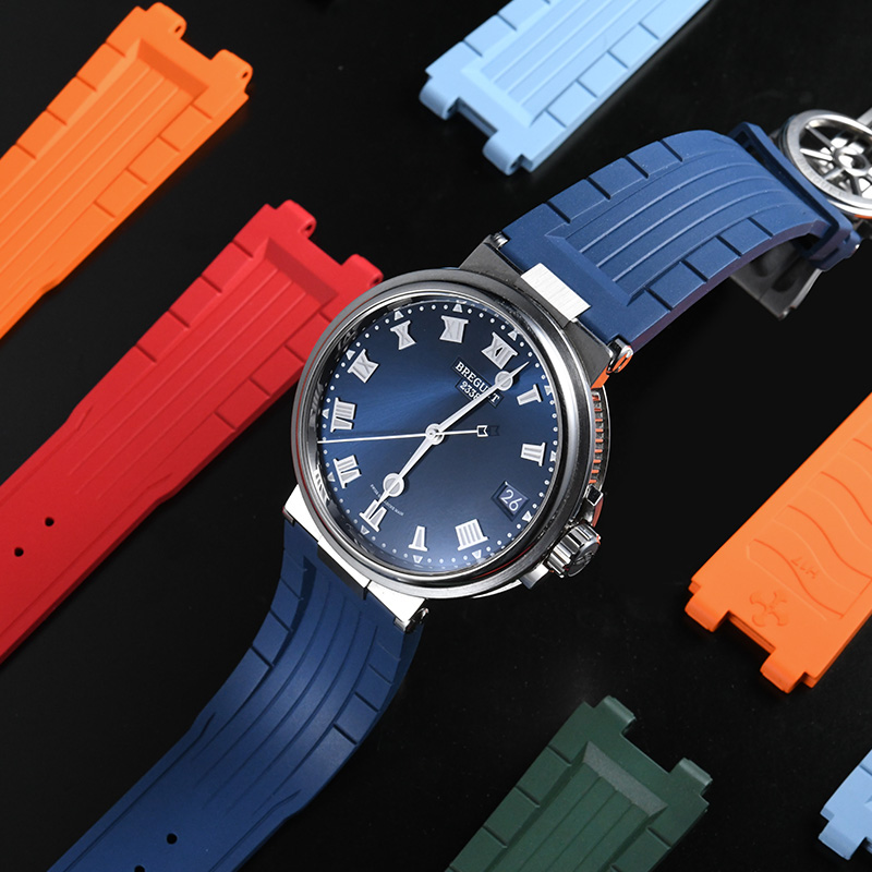 Rubber strap for Breguet Marine 5517