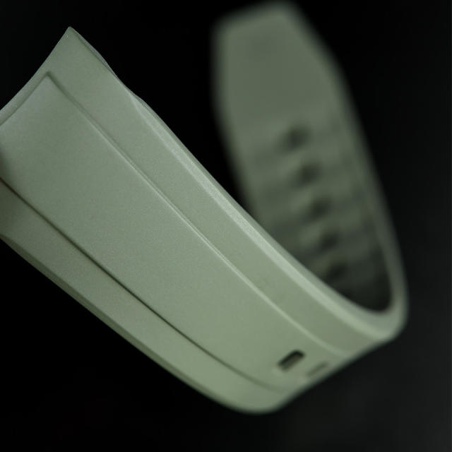 Rubber Strap For Tufor Black Bay Silver Case 39mm M79010