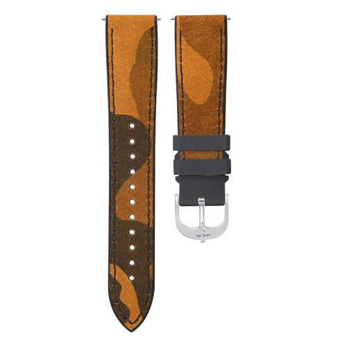 Rubber Strap For All Watches Premium Italian suede leather Strap and Rubber