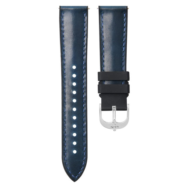 【Quick release spring bar】Rubber Strap For All Watches Premium Italian suede leather Strap and Rubber