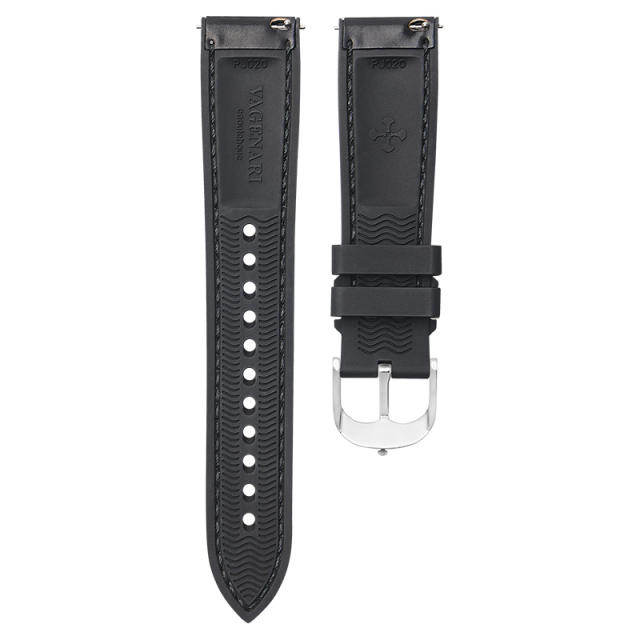 【Quick release spring bar】Rubber Strap For All Watches Premium Italian suede leather Strap and Rubber