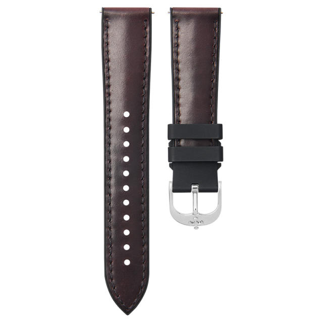 【Quick release spring bar】Rubber Strap For All Watches Premium Italian suede leather Strap and Rubber