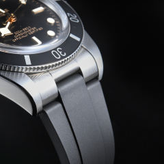 【Use Original Steel Bracelet Endlink】Rubber Strap For Tudor 1958 39mm Tang Buckle
