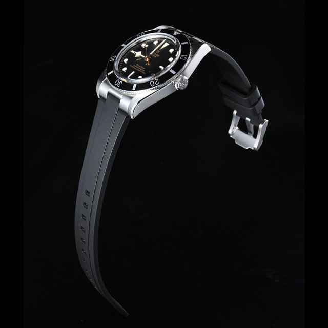 【Use Original Steel Bracelet Endlink】Rubber Strap For Tudor 1958 39mm Tang Buckle