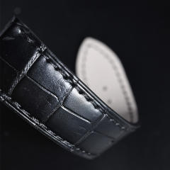 Alligator leather strap for Jaeger-LeCoultre Master Ultra Thin 39mm