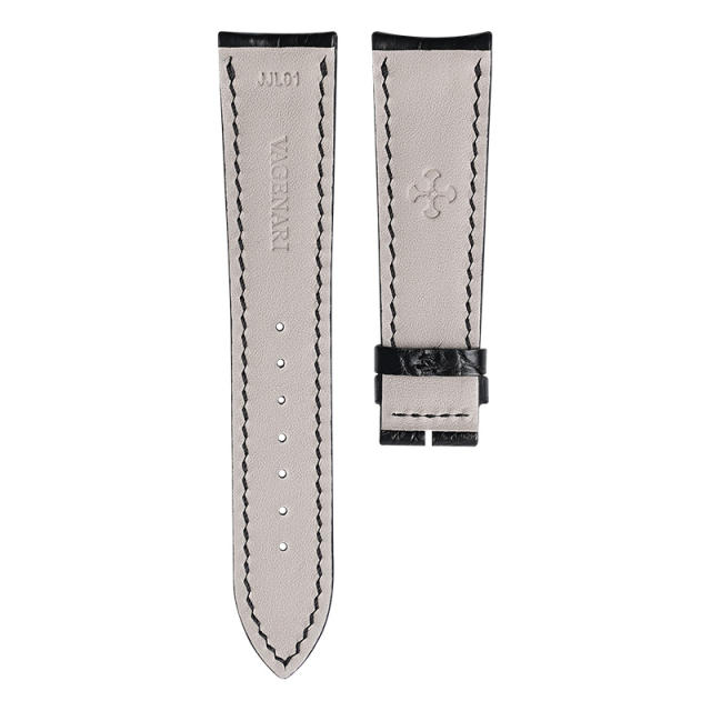 Alligator leather strap for Jaeger-LeCoultre Master Ultra Thin 39mm