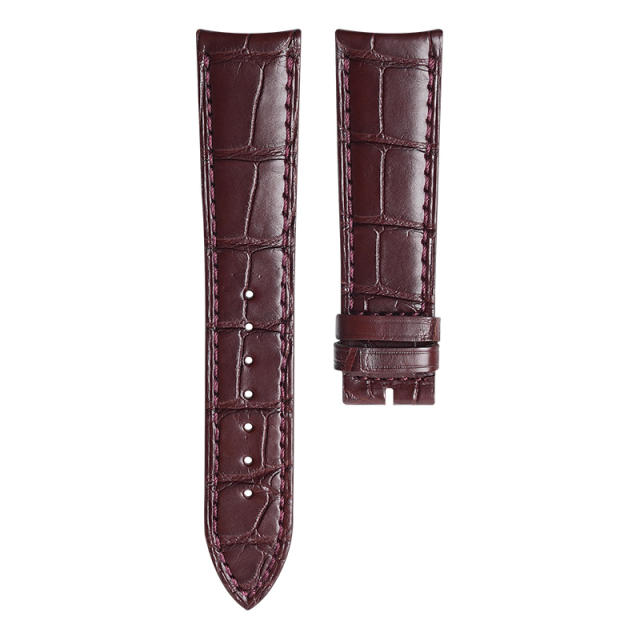 Alligator leather strap for Jaeger-LeCoultre Master Ultra Thin 39mm