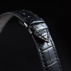 Alligator leather strap for Jaeger-LeCoultre Master Ultra Thin 39mm