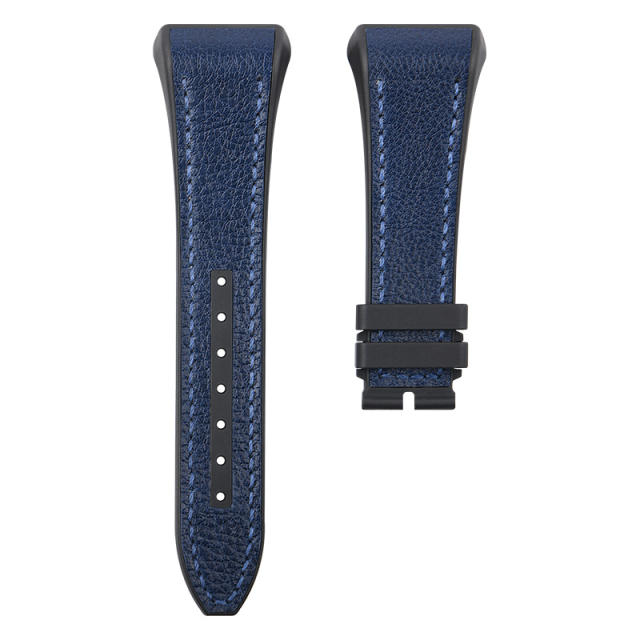 Leather/Rubber strap for Franck Muller V41 Man