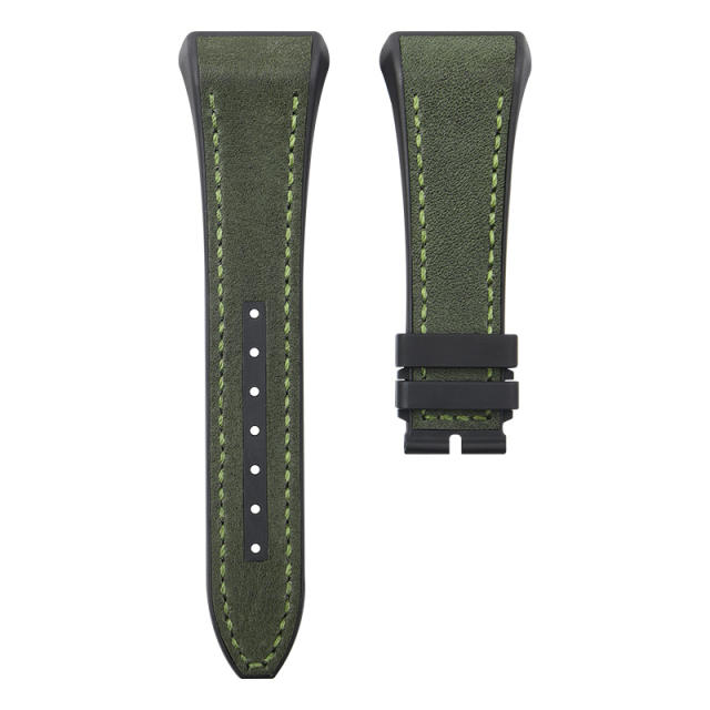 Leather/Rubber strap for Franck Muller V41 Man